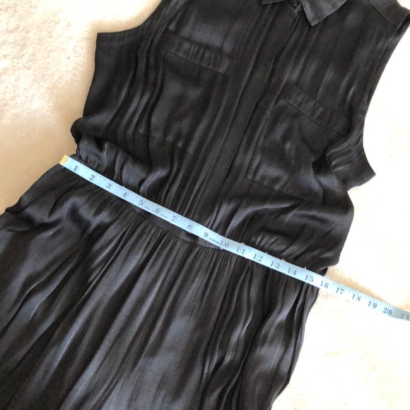 Catherine Malandrino Black satin jumpsuit - Picture 5 of 10